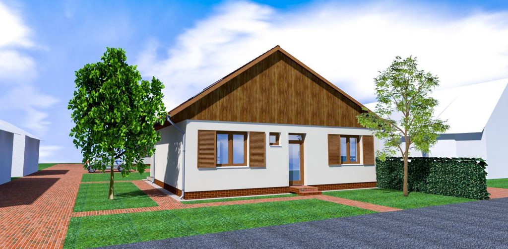 A domaszéki ház látványterve